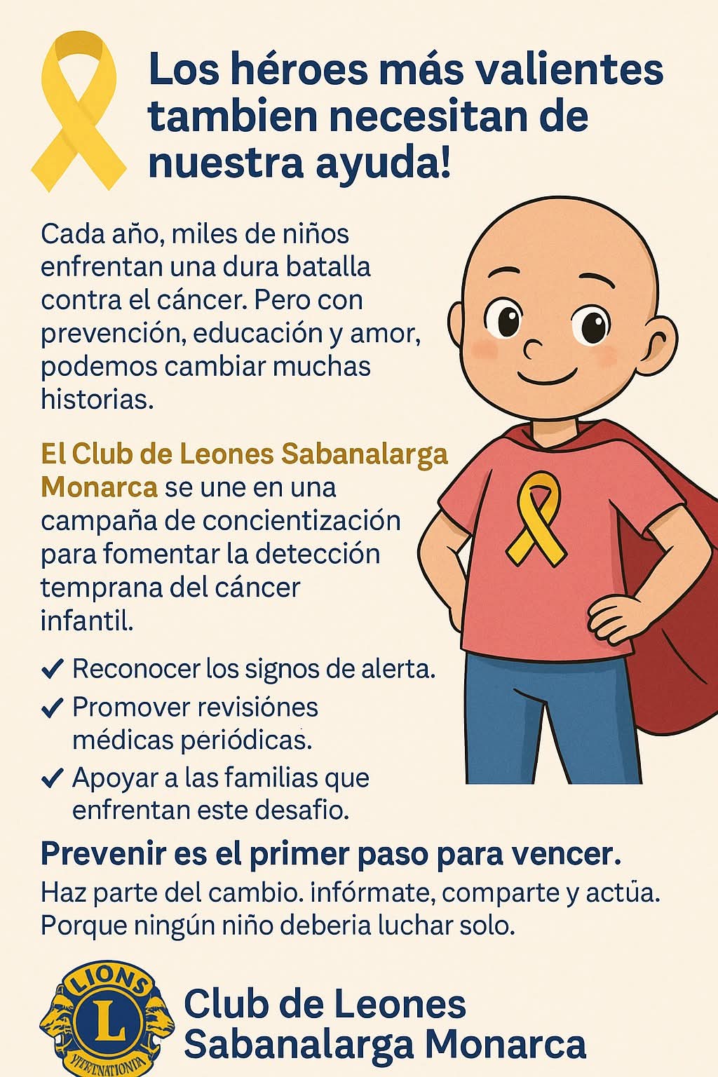 Como prevenir el cancer infantil